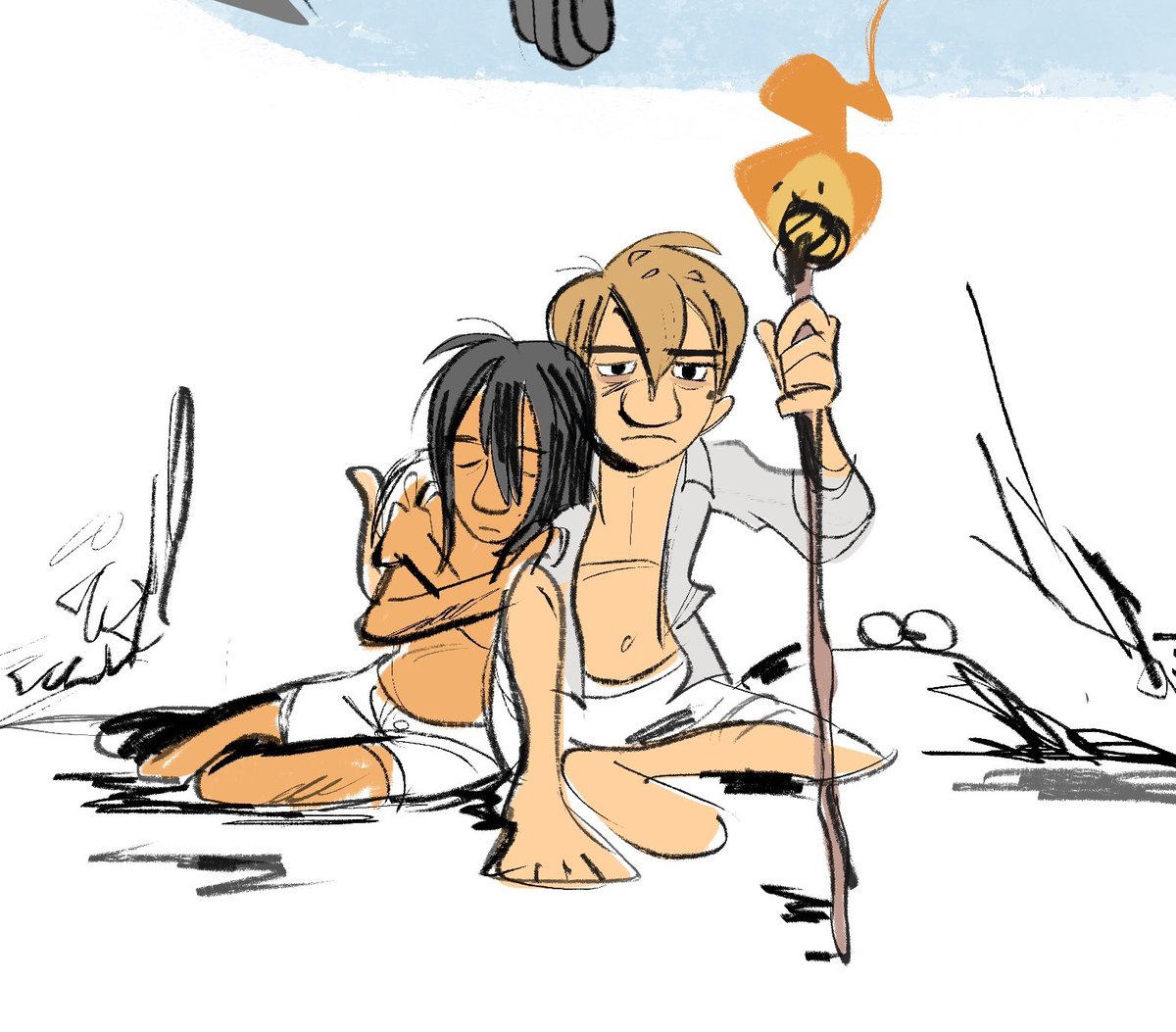 bbimboozled's tweet photo. So, every other month I become obsessed with The Lord of the Flies. Here some super rough sketches from ye old 2025! I love my boys. https://t.co/RKnduUoohq