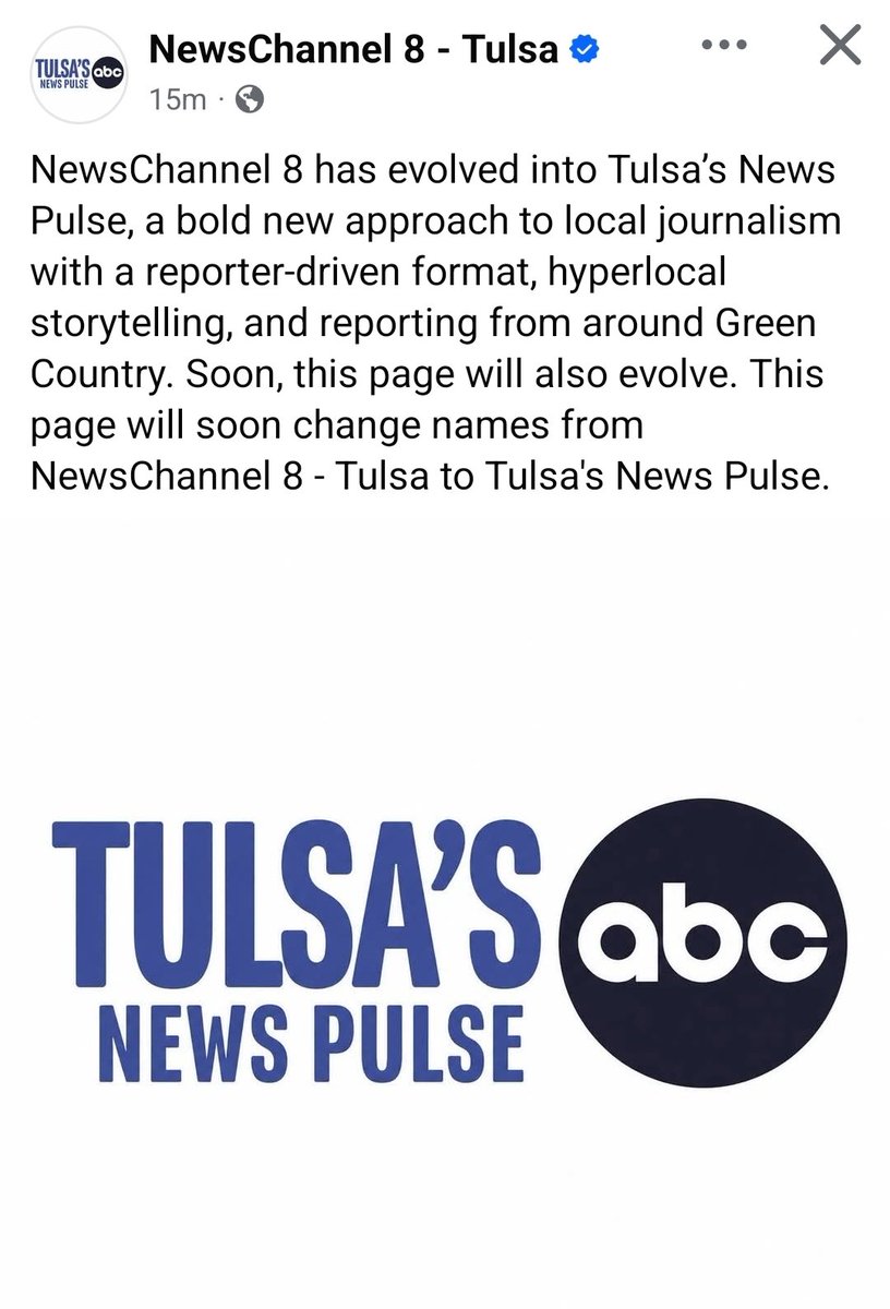 Okla_Hombre's tweet photo. 1954-2026
KTUL is officially dead now https://t.co/JCfwEkvZDP