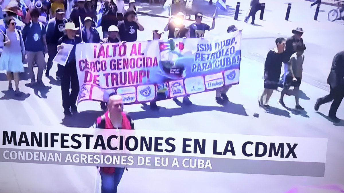HMarbriz's tweet photo. #sindicatos, @claudiasheinbaum. Una demanda muy sentida: “¡Claudia, sin duda, petróleo para Cuba!” https://t.co/vjOdKg6h4X