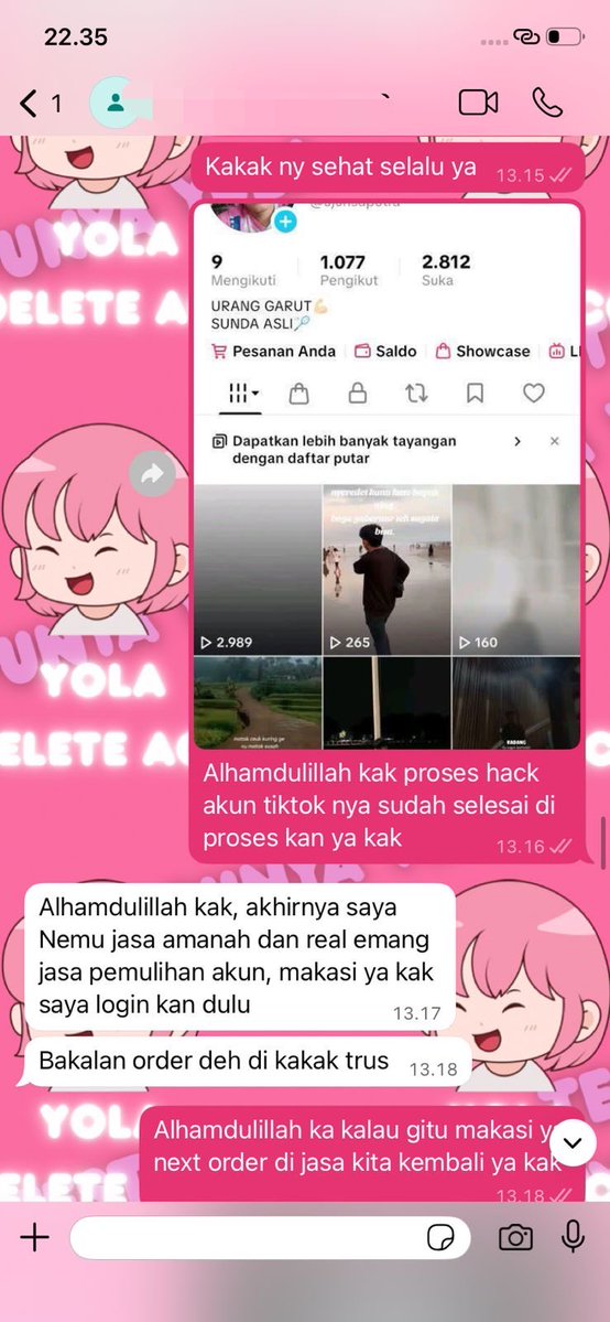 blueiberrys's tweet photo. JASA PEMULIHAN AKUN/DELETE AKUN, PROSES FAST &amp; BERGARANSI 

KENDALA : 
🍃PULIHKAN CHT WA LAMA
🍃JASA SADAP WA/IG
🍃LUPA PASWORD &amp; LUPA DATA2
🍃JASA HAPUS AKUN ALL SOSMED
🍃JASA PEMULIHAN AKUN
GOGGLE ,GMAIL,INSTAGRAM,TWITER, FB,TIKTOK,DLL #zonauang #zonajajan 

 -->thx wa di bio.. https://t.co/VhJ3OCOtIU
