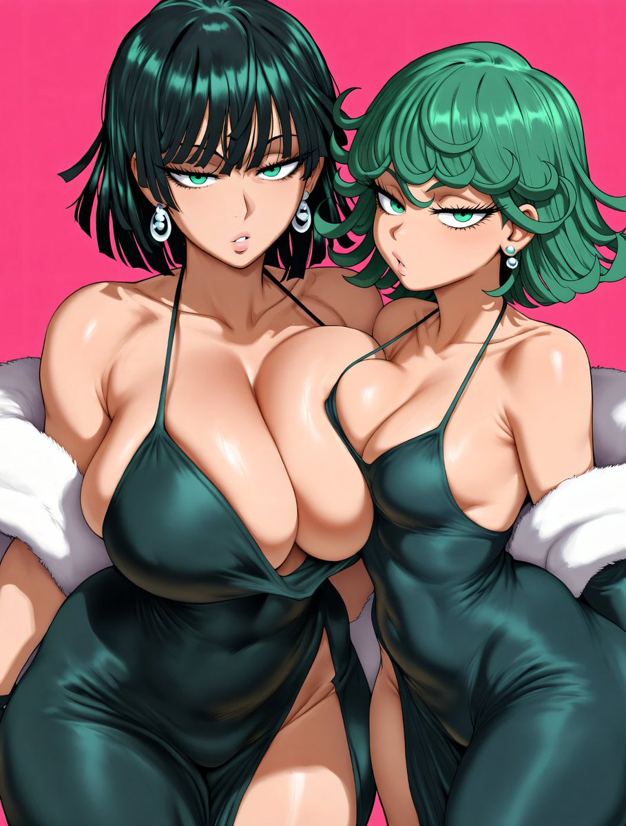 ironarttt158's tweet photo. Tatsumaki &amp; Fubuki SFW https://t.co/A1N0OwZGPL