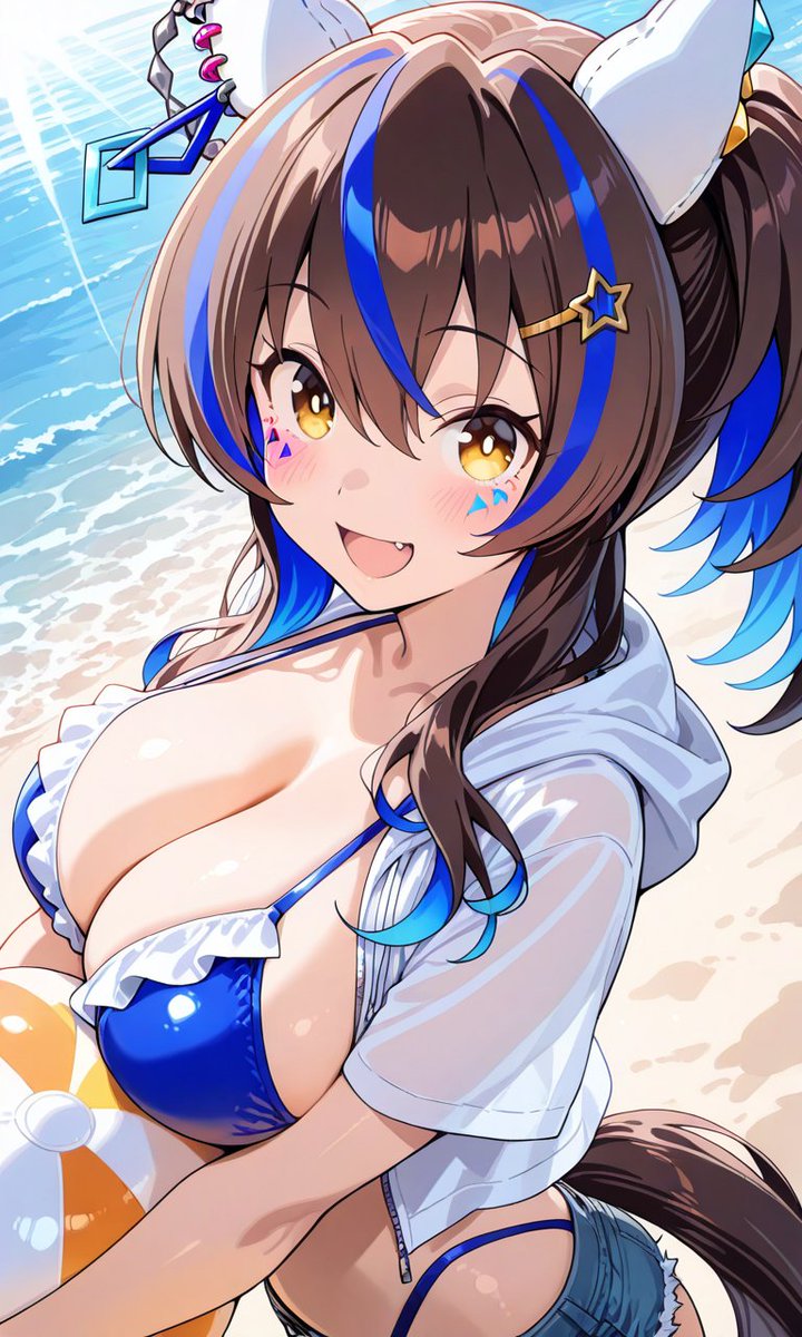 KUMA_KGP04's tweet photo. お昼の水着ヘリオス https://t.co/6jXw344h0j