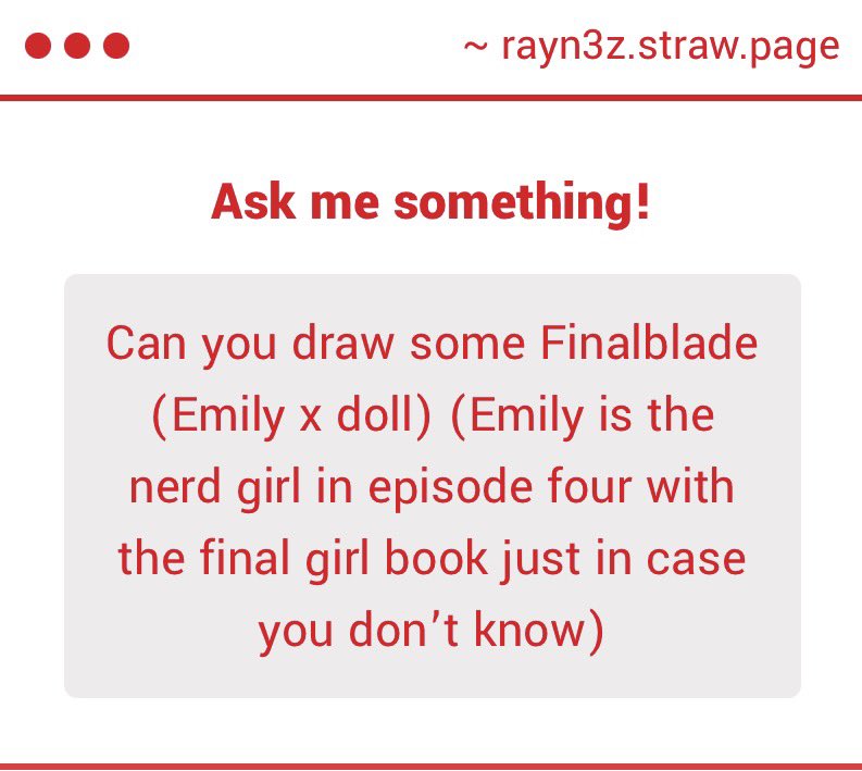Raynexxi's tweet photo. #Emily #Doll #murderdrones #murderdronesfanart https://t.co/4xYyTOSmSa
