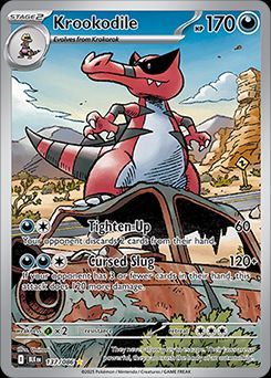 volgod123's tweet photo. #PokeToAI continues 🏜️
Black Bolt 137/86 Illustration Rare – Krookodile

Found this Krookodile hanging out by an old car in the middle of the desert…
Looking like the coolest (and most shameless) croc around 😌 

Would you hop in with him?

#PokeToAI #FurryArt #Krookodile #FurryPokemon #NSFWFurry