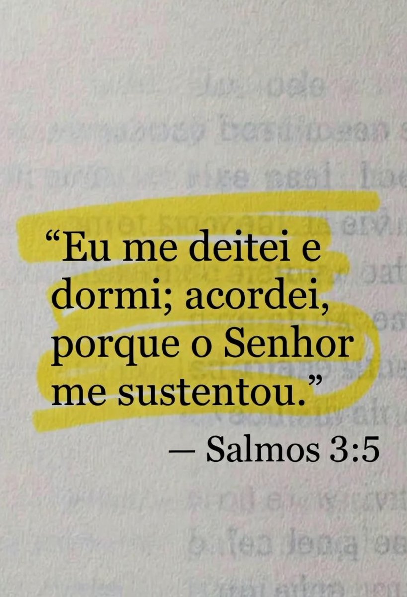 TemeiaoSenhor's tweet photo. Salmos 3:5 https://t.co/d71qWWbLnH