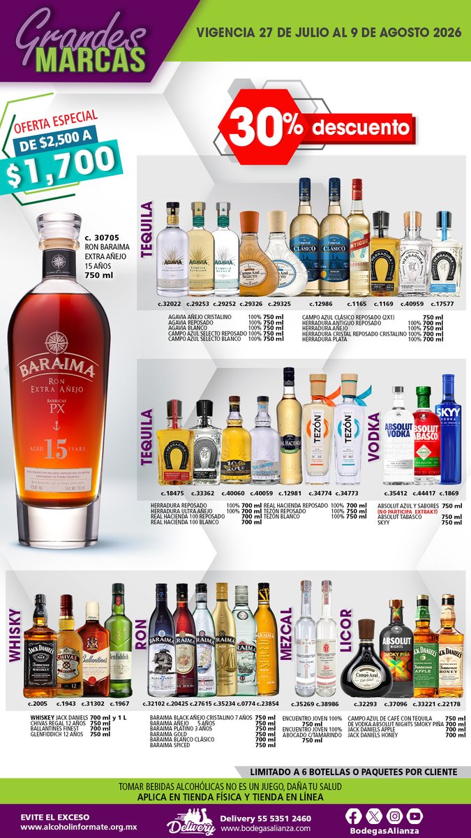 BodegasAlianza's tweet photo. Conoce las ofertas de la semana. Aplica en la tienda en línea y tiendas físicas.
https://t.co/vHe86vxTSm https://t.co/UFp1lLDBdN