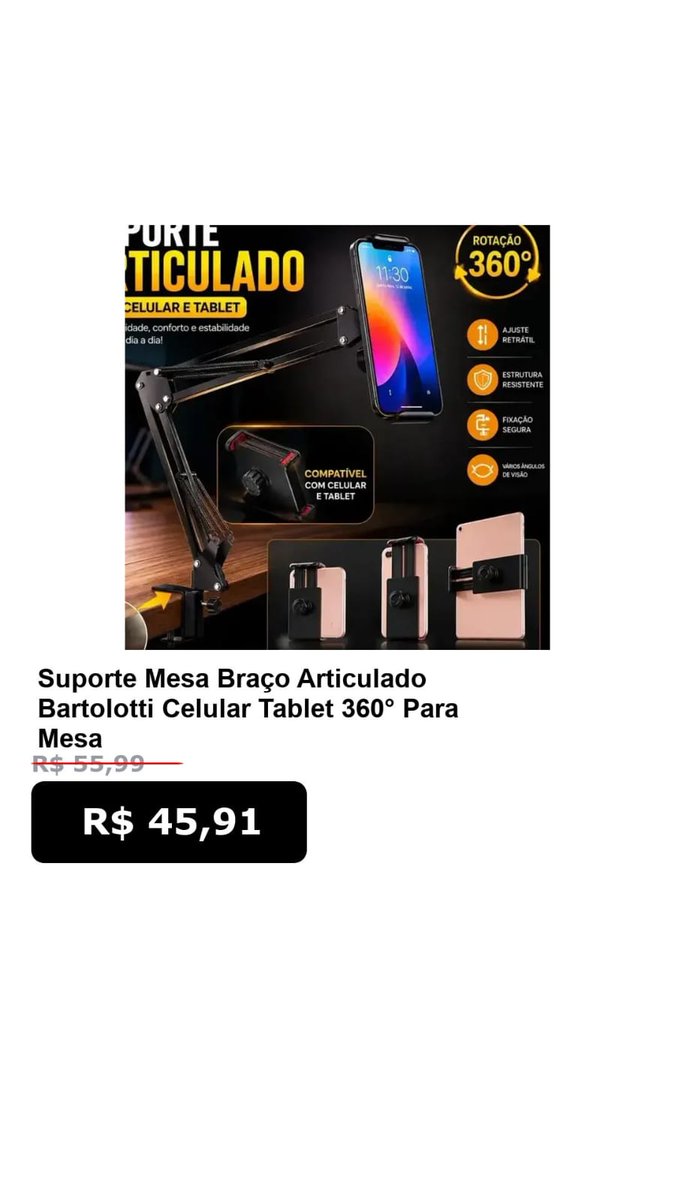 LCHMF7L's tweet photo. 🔗 Compre aqui:
https://t.co/BpCZ0eamCz

⚠️Todas as promoções estão sujeitas a alterações a qualquer momento. https://t.co/Bokdzx01NQ