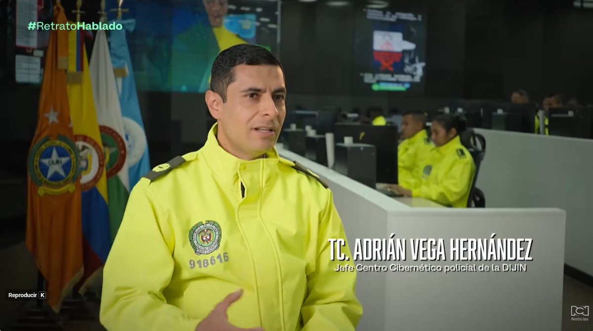 DIJINPolicia's tweet photo. #RetratoHablado de @NoticiasRCN | Los delitos informáticos siguen en aumento. La información que compartimos en redes y aplicaciones puede ser utilizada por delincuentes para cometer suplantación de identidad, fraudes e incluso lavado de activos.

🔗https://t.co/UVHfOlV78W

#S2D https://t.co/aFAjzu9lyx