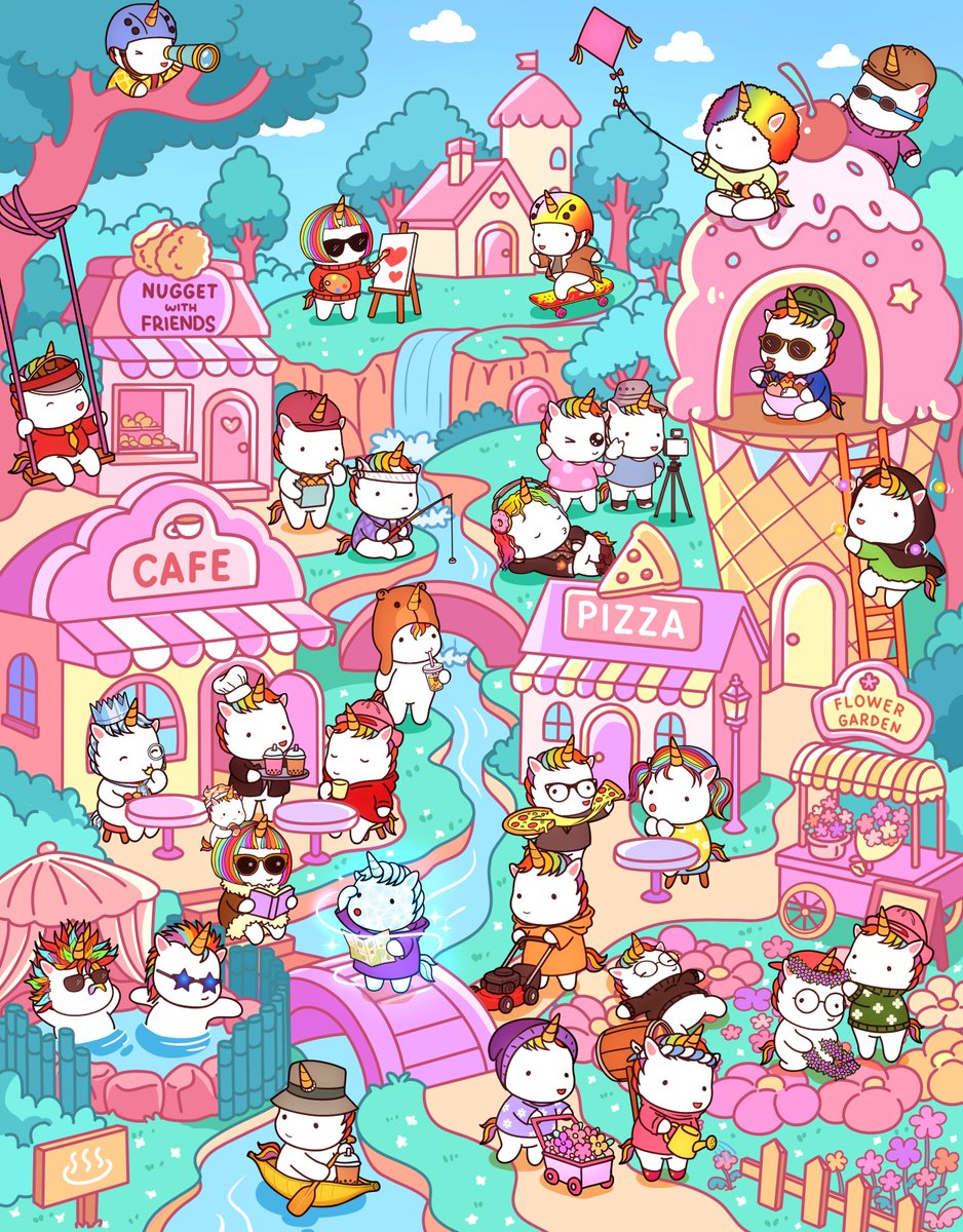 cinna_munch's tweet photo. The Chubbicorns assembled and fought off the dragons. 🐉🦄

It was a hard battle, but through it all, the Chubbicorns united. When one corn was down, another showed up with pizza. When the fires got too close, care packages appeared on doorsteps. They patched up the wounded, checked in on each other, and made sure no corn was left behind. That's just what Chubbicorns do, even when the world goes dark, they don't let each other go it alone.

Now we've returned, a team down to the original artists who started it all. The good news: we saved the Chubbicorns IP, and I've now taken sole ownership moving forward, creating fun things for us. We've also recruited some awesome friends to help run our socials.

There are only 250 Chubbicorns, so we're naturally limited by our numbers, but even in the quiet years, we hit 11B+ views on Giphy. Chubbicorns are immortal.

Now we're rebuilding, starting with a new collection of merch called Proof of Love, and bringing back some favorites.

We've poured a lot of love into it and would appreciate your support. Buying merch will help us develop more, and we do have a few things planned and in the works. 

Check out our store and use code in the comment below this post as a THANK YOU for being an early supporter as we continue to build. ❤️