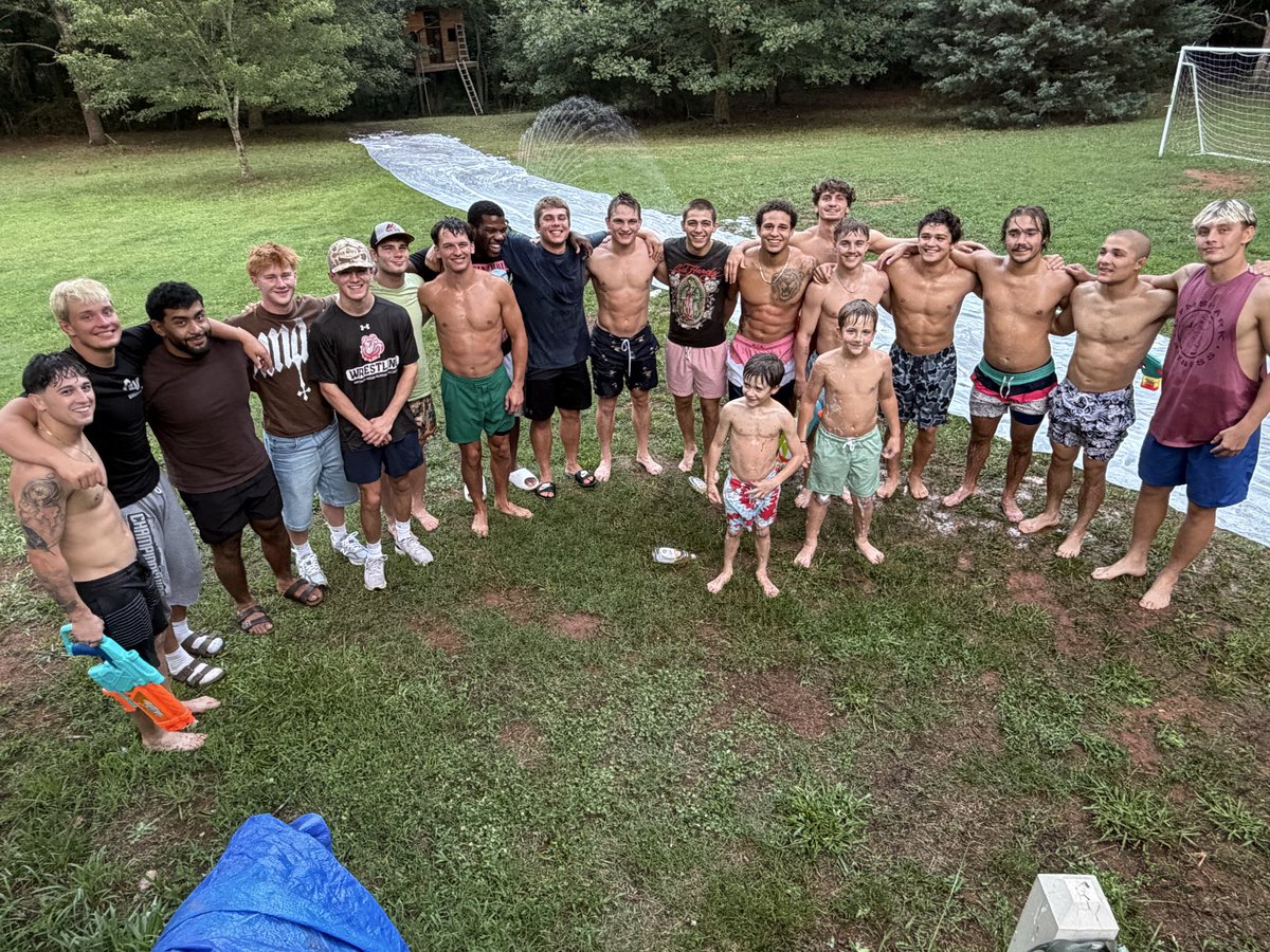 GWUWrestling's tweet photo. The boys of summer. Last team gathering before a short break before school starts back. Great work from these guys this summer. https://t.co/TtFvPB9W7S