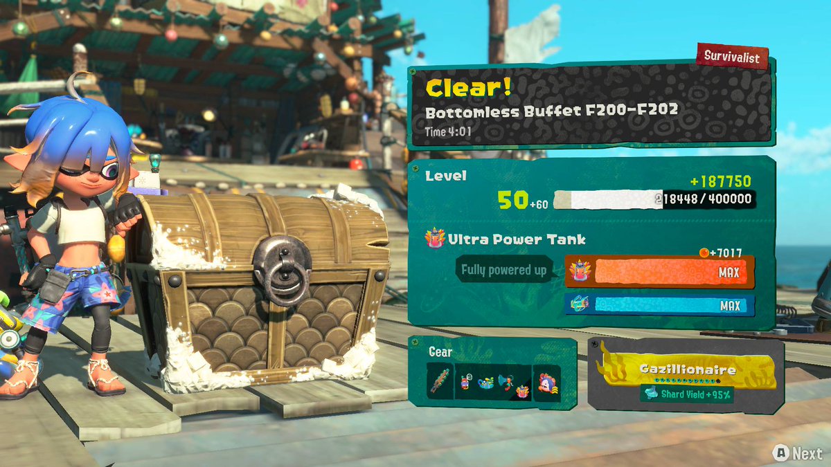 deadmate_'s tweet photo. bottomless buffet floor 200 #SplatoonRaiders https://t.co/aP2OFLdKfm
