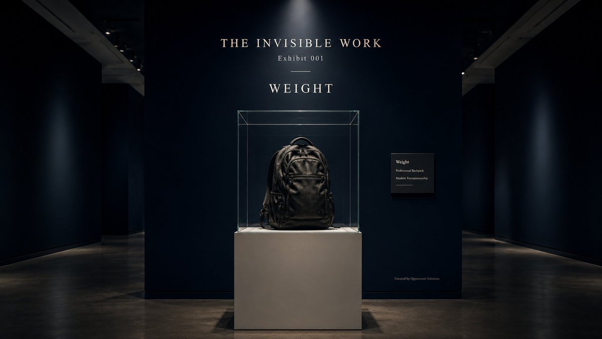 OppurtuNet_Sol's tweet photo. 🎒 THE INVISIBLE WORK
 WEIGHT

Some burdens aren't measured in kg—they're measured in responsibility.

Strong leaders don't carry everything—they carry what matters.

The Invisible Work — an editorial exhibition by Opportunet Solutions.

#OpportunetSolutions #Leadership https://t.co/mtIX8MBpqV