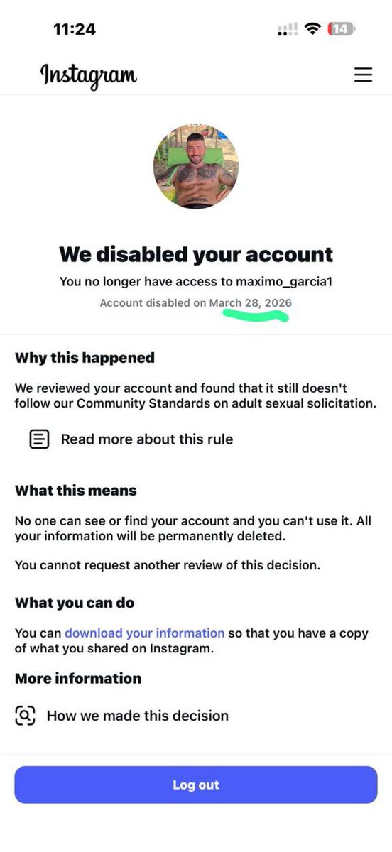 1mSaD3's tweet photo. 🚀 Another successful recovery.

A 700K followers Instagram account is now back online after being disabled. Months (or even years) of work don’t have to disappear because of an unexpected ban.

If your account has been disabled, don’t give up too early. 📩 DM me on Telegram @DetectOGU to see if I can help.

#Meta #verified #unban #ban #instagram #method #leak