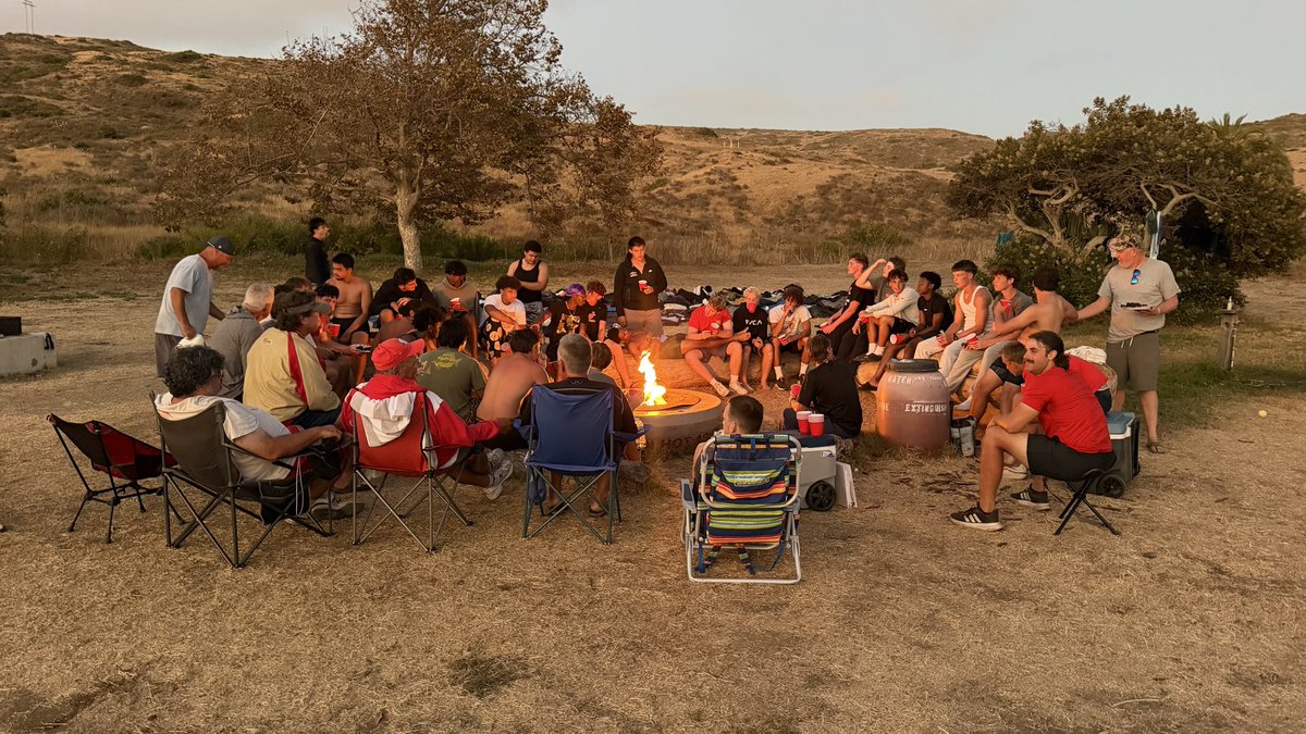 HC_McBride's tweet photo. Brought back a long time Woodbridge Football Tradition - Camp Bushido on Catalina Island. Was always my favorite memory in my time as a Warrior. My boys pushed themselves, grew both mentally and physically as individuals and as a team. High Hopes!! #whsfootball https://t.co/IHJzoRQo0g
