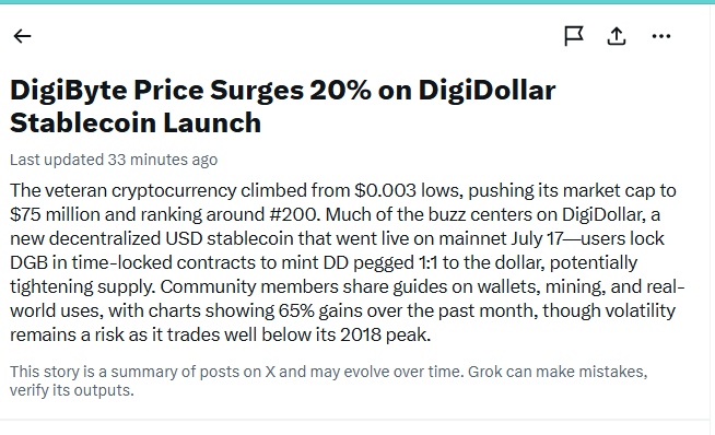DigiByteCoin's tweet photo. Guess who is trending on @X again? $DGB 

https://t.co/HGQ9m5YOYG https://t.co/s9kiMEJZzL