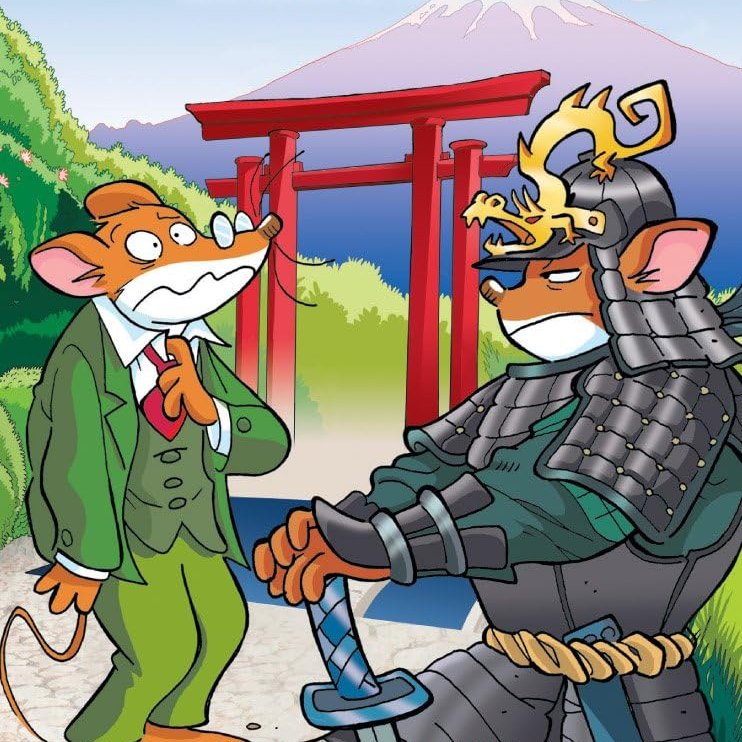 KinoKumaaa's tweet photo. actually looking back at this is really funny cuz the english cover tried to make it less gay but now it's just geronimo having gay panic at the thought of samurai trade DWBFHDSJKGNDSKJGNFGKJ https://t.co/BHVKxDHdti