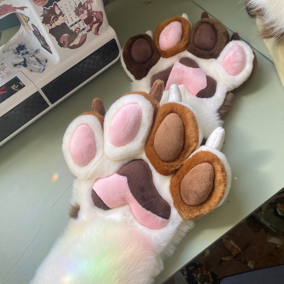 FawxStar's tweet photo. African wild dog 2026
Premade, claimed - 

Head base by wolfskin studio 
Eyeblanks spiltgrape 
Eye mesh servalsurf 
Paw pattern, modified Kloofsuits https://t.co/QJDx0AMhak