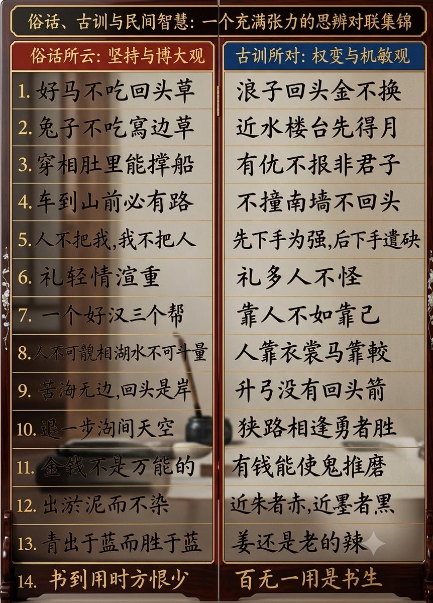 Salmonbro's tweet photo. 古人为什么会有这样矛盾的句子？ https://t.co/GREFs7O2sw
