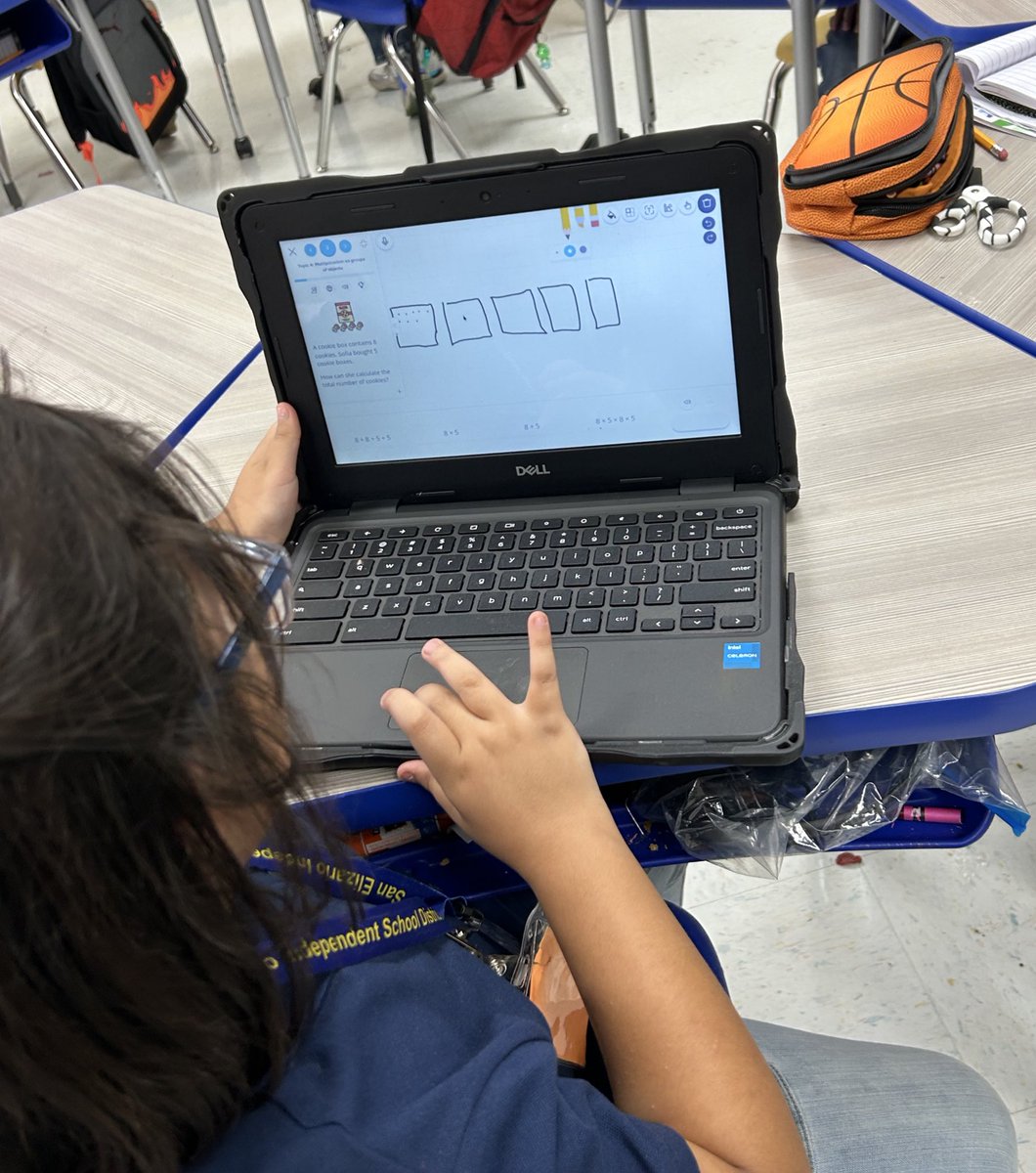 BESRams_SEISD's tweet photo. Magma Math practice with some of our 3rd grade Rams! Teachers learned about the program in PD that very morning, then came back to put it into practice! Way to go Crew Borrego!🌋 math skills erupting @SanElizarioISD @Debbie_stemgirl https://t.co/xCm0fPu1Vb