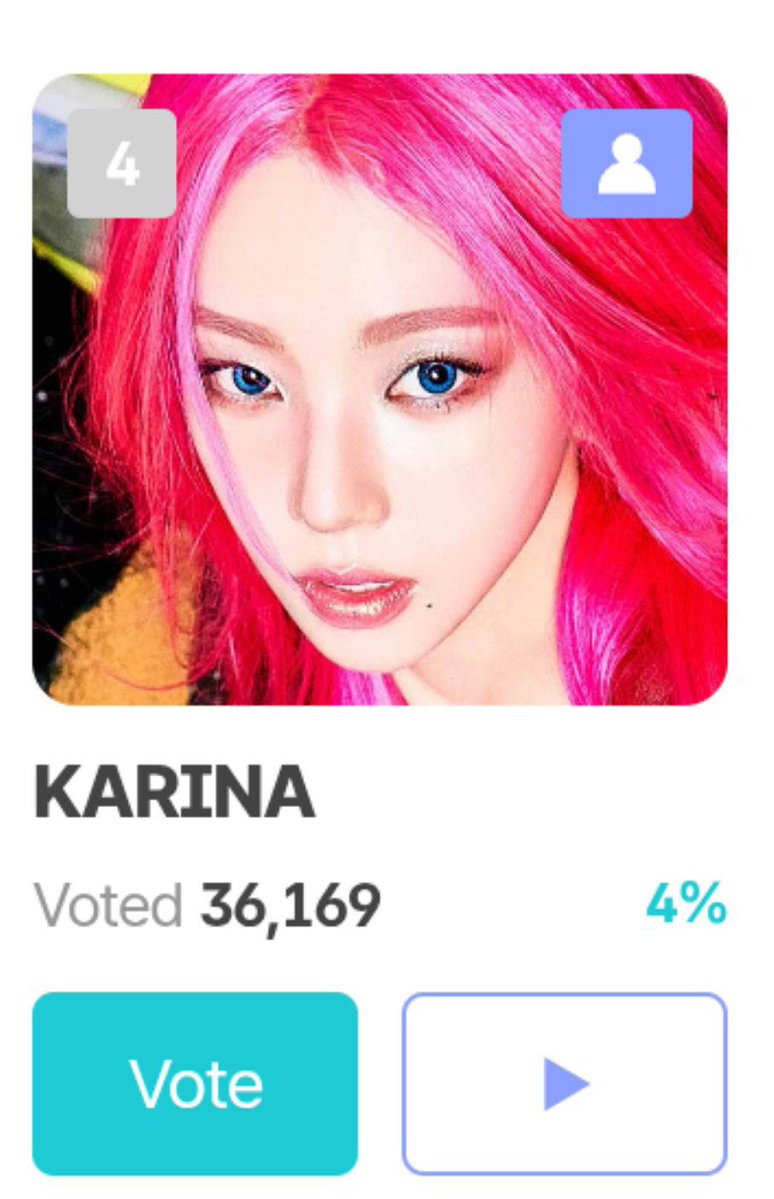 butterflyflyye's tweet photo. Karina masuk nominasi di TMA 'The Fact Music Awards' dlm kategori "My Star Female". Jadi tolong banget vote Karina di sini juga🥰. https://t.co/N7FV1kEkaB