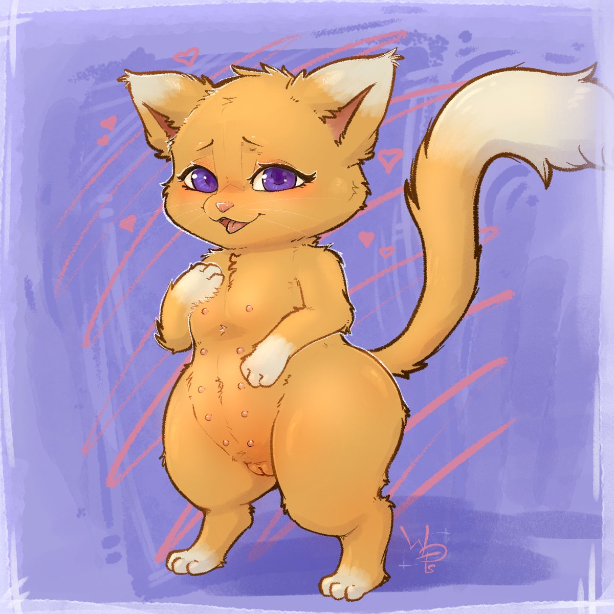 W0LPS's tweet photo. kind of, somehow, felt like drawing
a little bit
so I just finished this cat I could barely finished the sketch of 4 months ago https://t.co/ml9HpAssVA