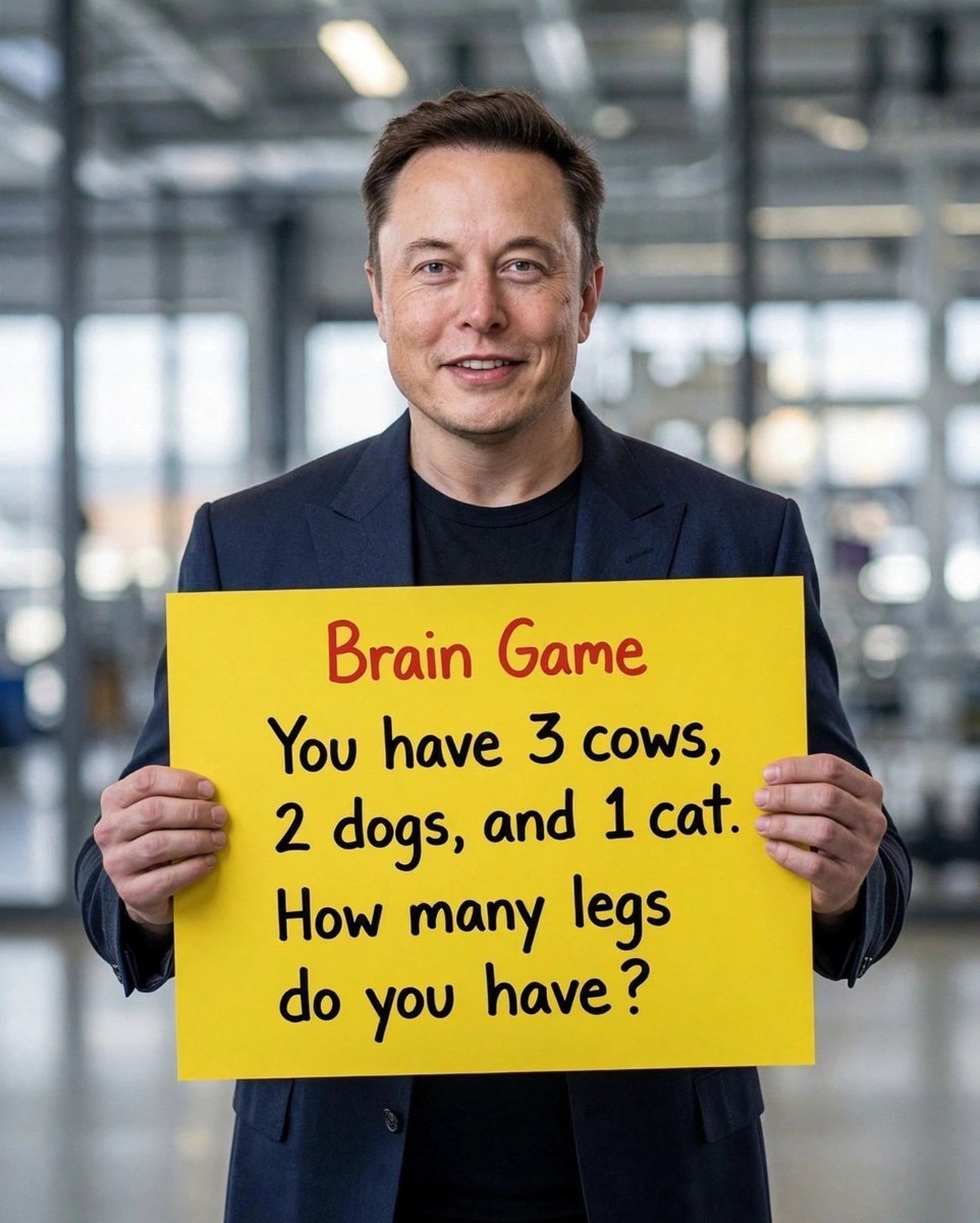 ElonXavier4's tweet photo. Simple question, tricky answer,
Only sharp minds will get it right..!!!

What do you think? 👀 https://t.co/jtLNUjkvfa