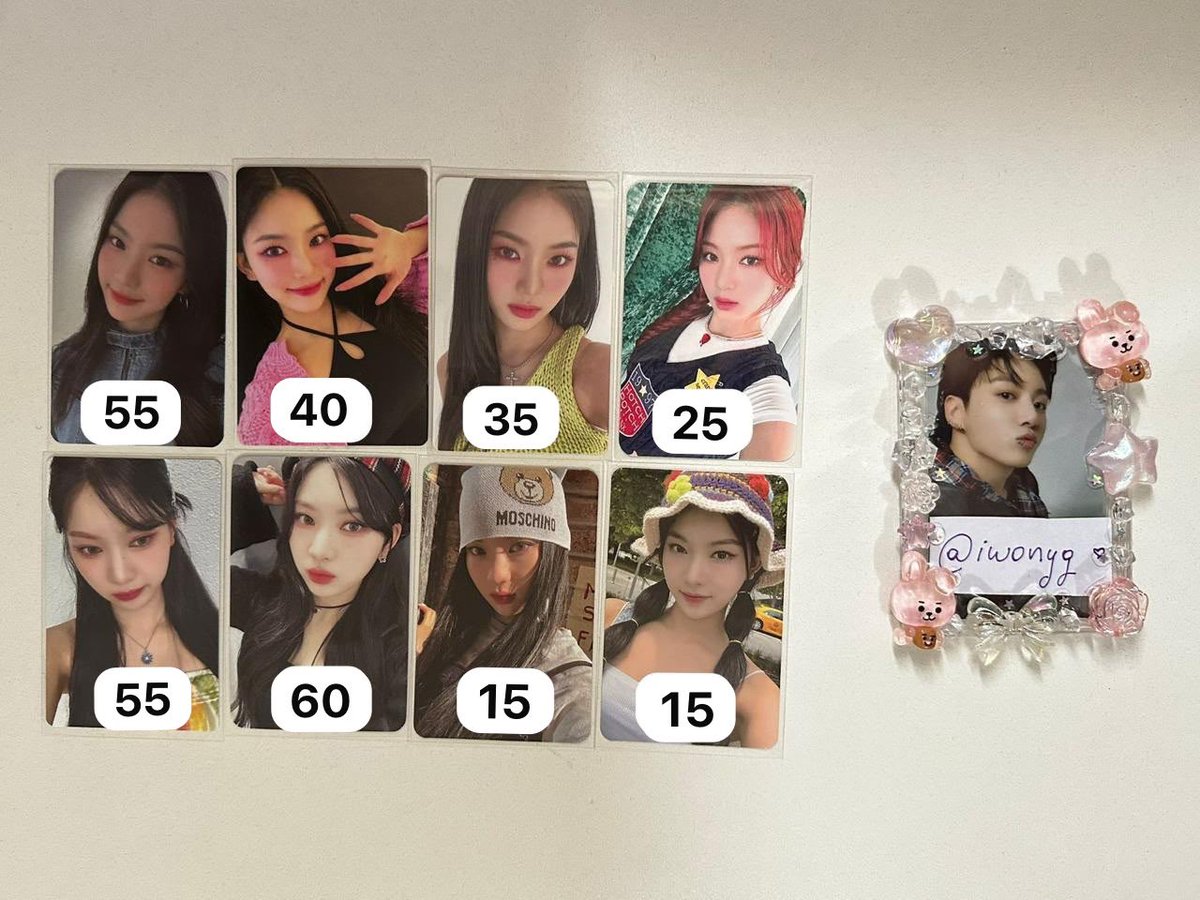 iwonyg's tweet photo. . * • vendo/venda isa, sumin, sieun &amp; wonyoung 🐱७* 
-  me avisem caso algum card esteja over!! faz um tempinho que precifiquei e não tenho certeza se os valores continuam os mesmos. 
-  frete não incluso!
-  posso mandar mais fotos/vídeos dos cards no privado
-  fbs no fixado https://t.co/HKc4k3o5KD
