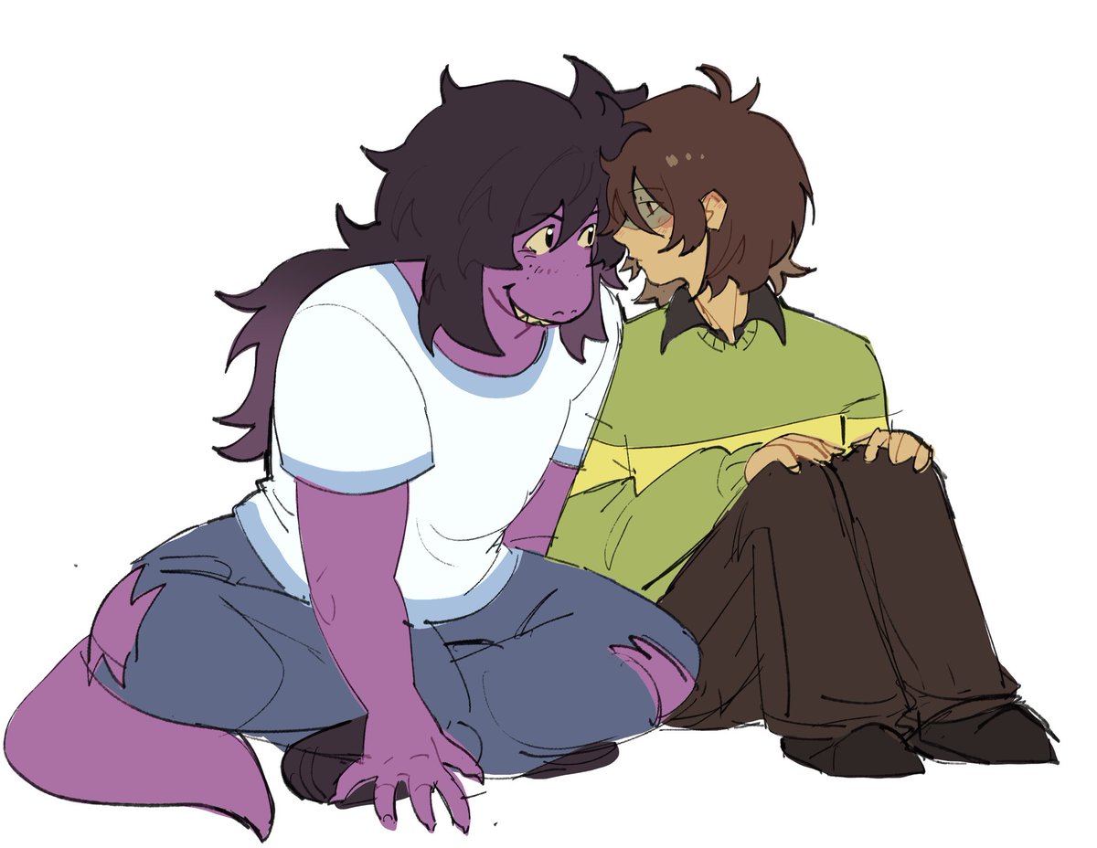 AVUVIEBUVIE's tweet photo. guess who got into deltarune .. 
#krusie https://t.co/TU0nYixkZN