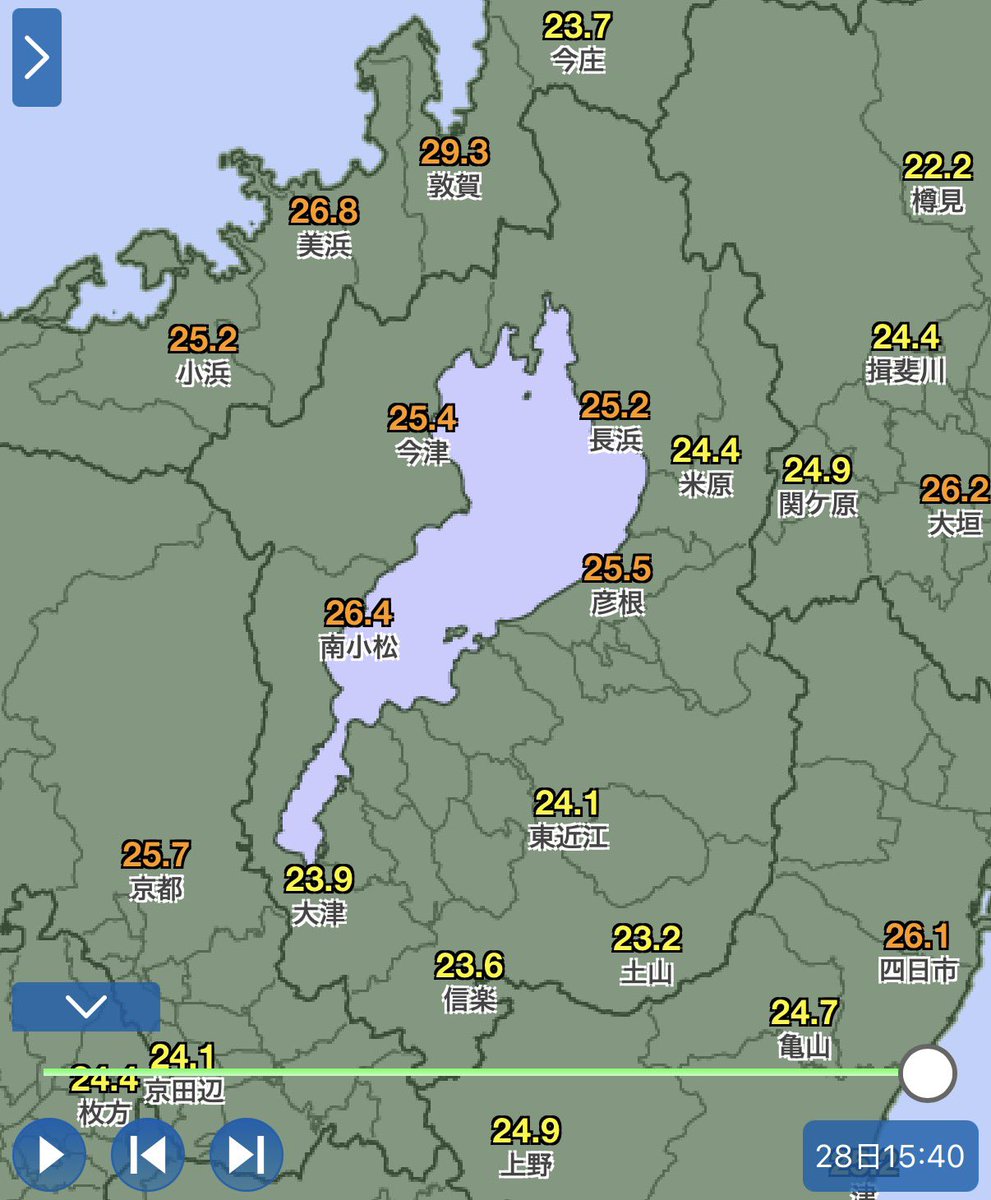 tommyKISYOU's tweet photo. 大津と東近江2時間で12℃以上下がって草 https://t.co/peyLRet261