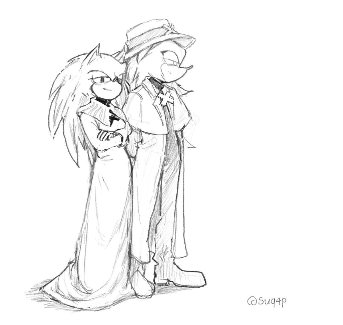 suq4p's tweet photo. Yukubo and Kyoufu 
⚠︎Sonic exe "old  canon" https://t.co/ILGfNcWIPh