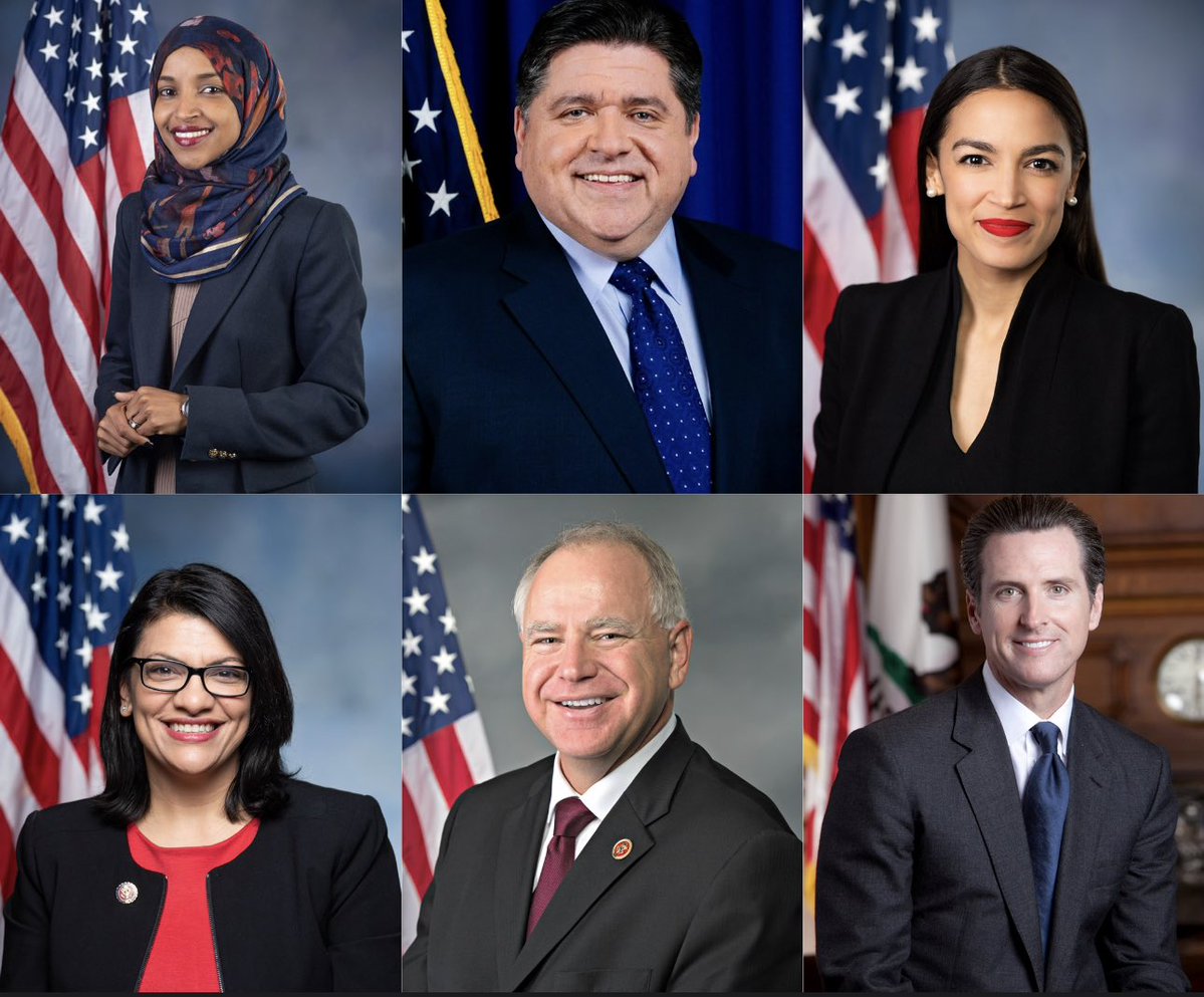 MissyIsMaga's tweet photo. @nicksortor Mail-in-ballots in 2020 stole our election.

It just so happens that Gavin Newsom, Tim Walz, Ilhan Omar Rashida Tlaib, AOC and JB Pritzker were ALL sworn into office in 2019.

‼️

Makes you wonder. https://t.co/nLOzfC31Yf