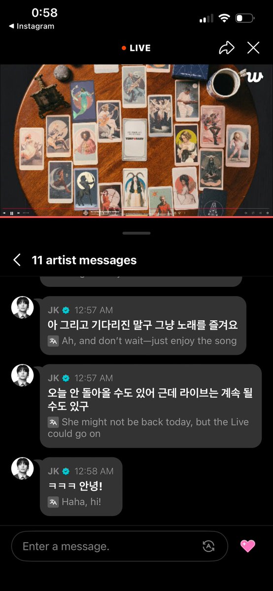 venustaekth's tweet photo. O sea que él no va a volver y va a dejar música reproduciéndose? 😭💕 https://t.co/n8C5SelYB1