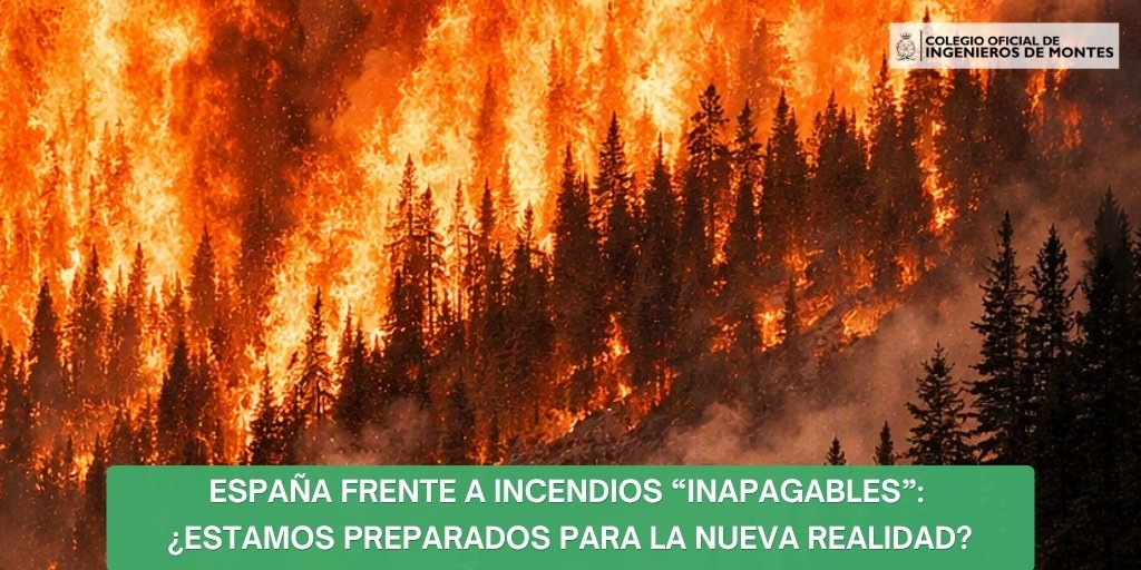 ingdemontes's tweet photo. 🗣️@ETolosana, decano #COIM, reclama un Pacto de Estado frente a incendios y denuncia que con frecuencia, los planes de actuación municipal no se cumplen: "Es algo que va a acabar trayendo una tragedia mayor que la de Almería".

Noticia👇🏻
https://t.co/aeXhrk2kIE

📸Imagen: IA https://t.co/iccJ2xwgDO