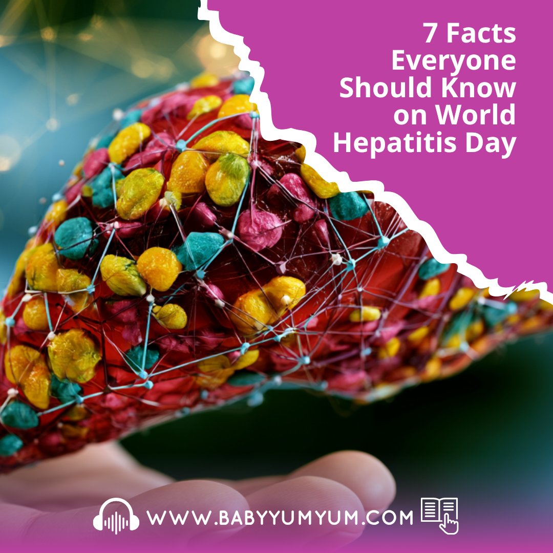 BabyYumYumSA's tweet photo. Millions of people are living with hepatitis without even knowing it.
This World Hepatitis Day, learn 7 important facts about this silent disease, the importance of testing and how early detection can protect your health.
๐ Read here: https://t.co/DHngFYbOKf
#BabyYumYum #BYY #WorldHepatitisDay #HepatitisAwareness #LiverHealth #HealthAwareness #FamilyHealth #ParentingSupport m #WellnessMatters #HealthyLiving