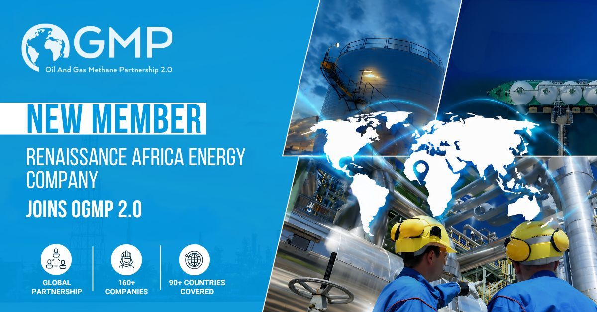 MethaneData's tweet photo. 🟢 Renaissance Africa Energy Company joins OGMP 2.0, expanding methane transparency efforts in Nigeria’s oil and gas sector.

The 160+ members of the Partnership commit to measurement-based methane reporting to support efforts to #CutMethane.

Learn more: https://t.co/fnxOeX2W1x https://t.co/MMubeI6Q7G
