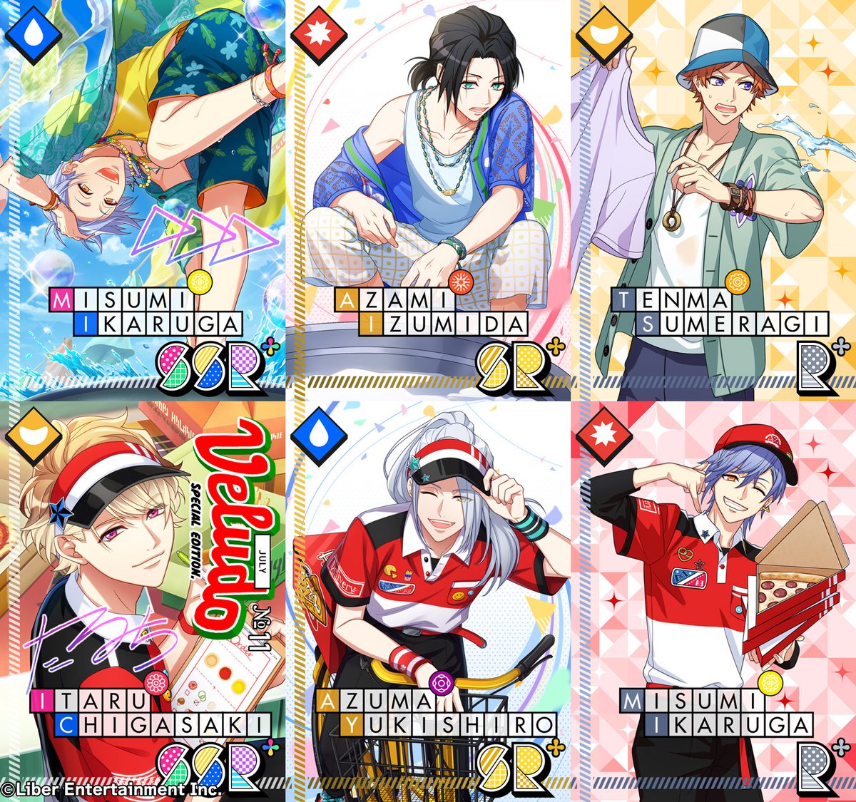 mankai_company's tweet photo. ★A3! 復刻シーズンスカウト★

明日7/29 00:00～より、復刻シーズンスカウト『SUMMER編 第2弾』配信！こちらは2022年に配信した『WASH＆DRY』2023年に配信した『SUMMER DELIVERY COLLECTION』の復刻となります。 

#エースリー https://t.co/7plf8Kompi