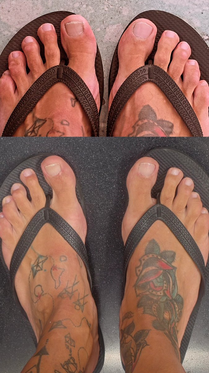 buttonnbenjamin's tweet photo. Pedicura veraniega! #HAWAIANAS #pies https://t.co/Q4ptiPVW0w
