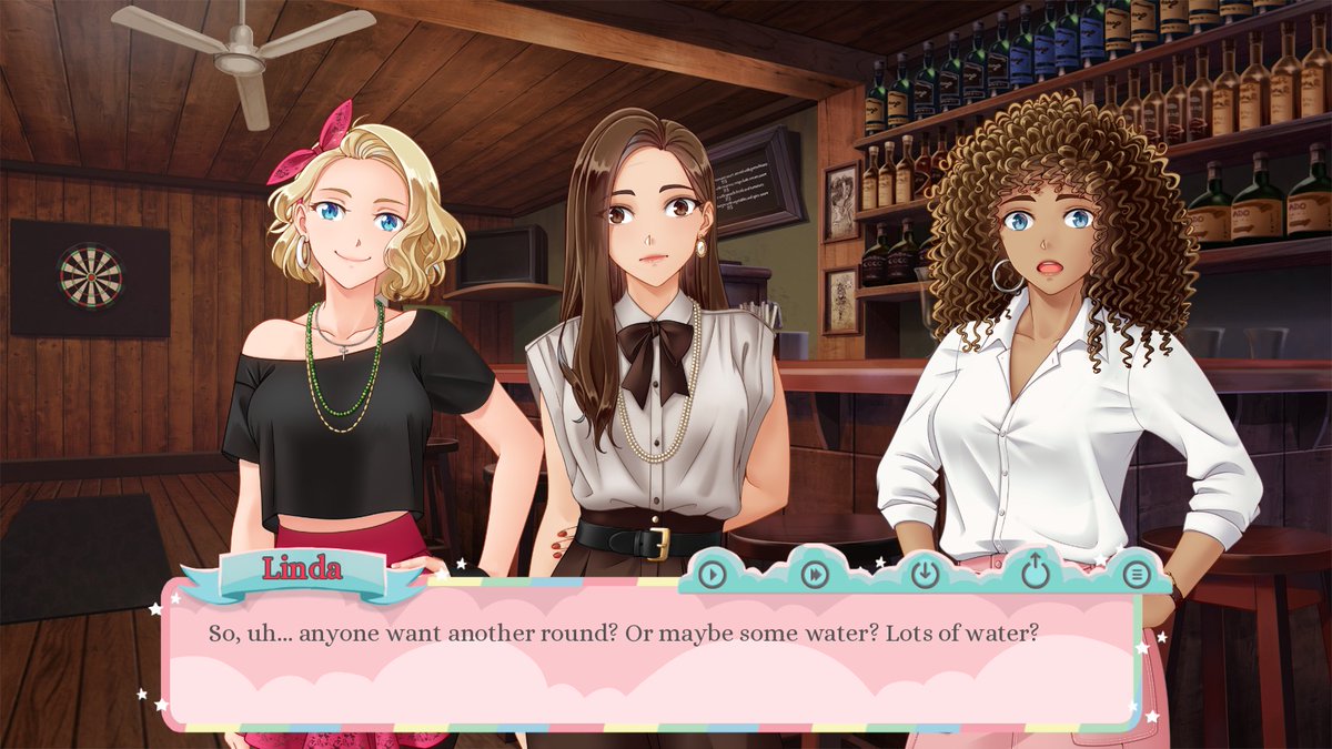 WinterwolvesG's tweet photo. On the Jennifer + Rose triad path, Jennifer is constantly turning up the heat... and Linda is out here literally trying to put out the fire with water! 😁#VisualNovel #yuri #indiegames
WL: https://t.co/eJDje61tto https://t.co/lSS6zH4gdl