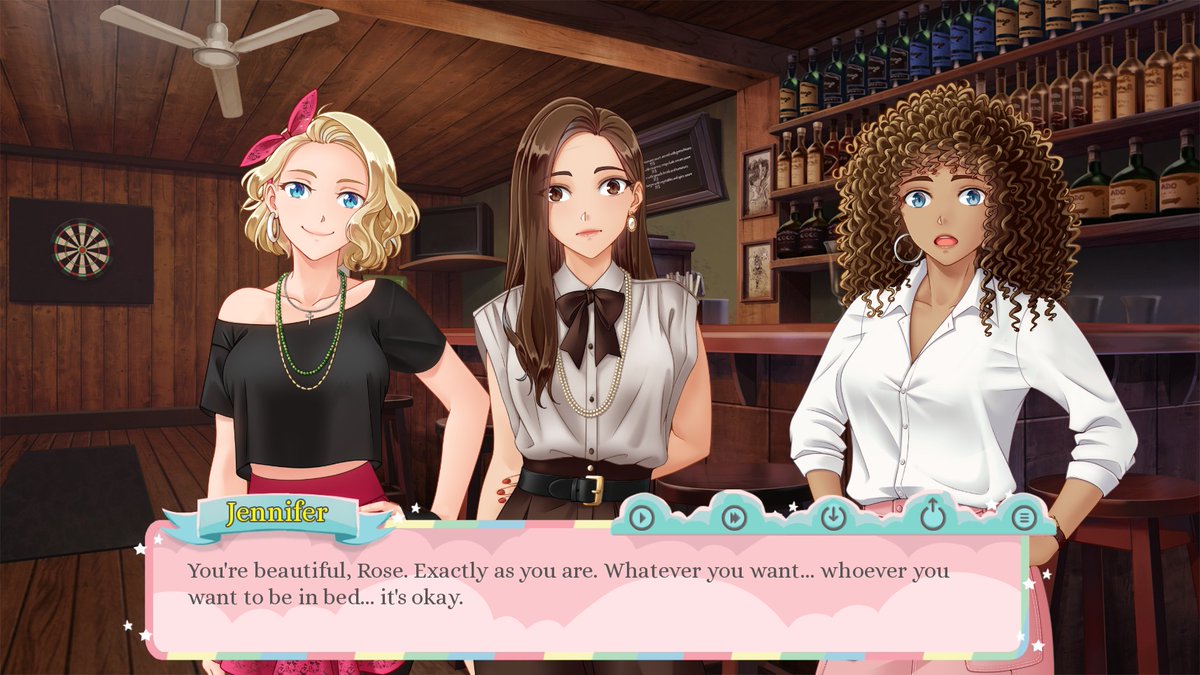 WinterwolvesG's tweet photo. On the Jennifer + Rose triad path, Jennifer is constantly turning up the heat... and Linda is out here literally trying to put out the fire with water! 😁#VisualNovel #yuri #indiegames
WL: https://t.co/eJDje61tto https://t.co/lSS6zH4gdl