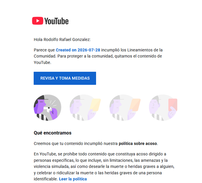 RodolfoCineUTTP's tweet photo. @TeamYouTube Fuck you https://t.co/HZHKLwoXbw