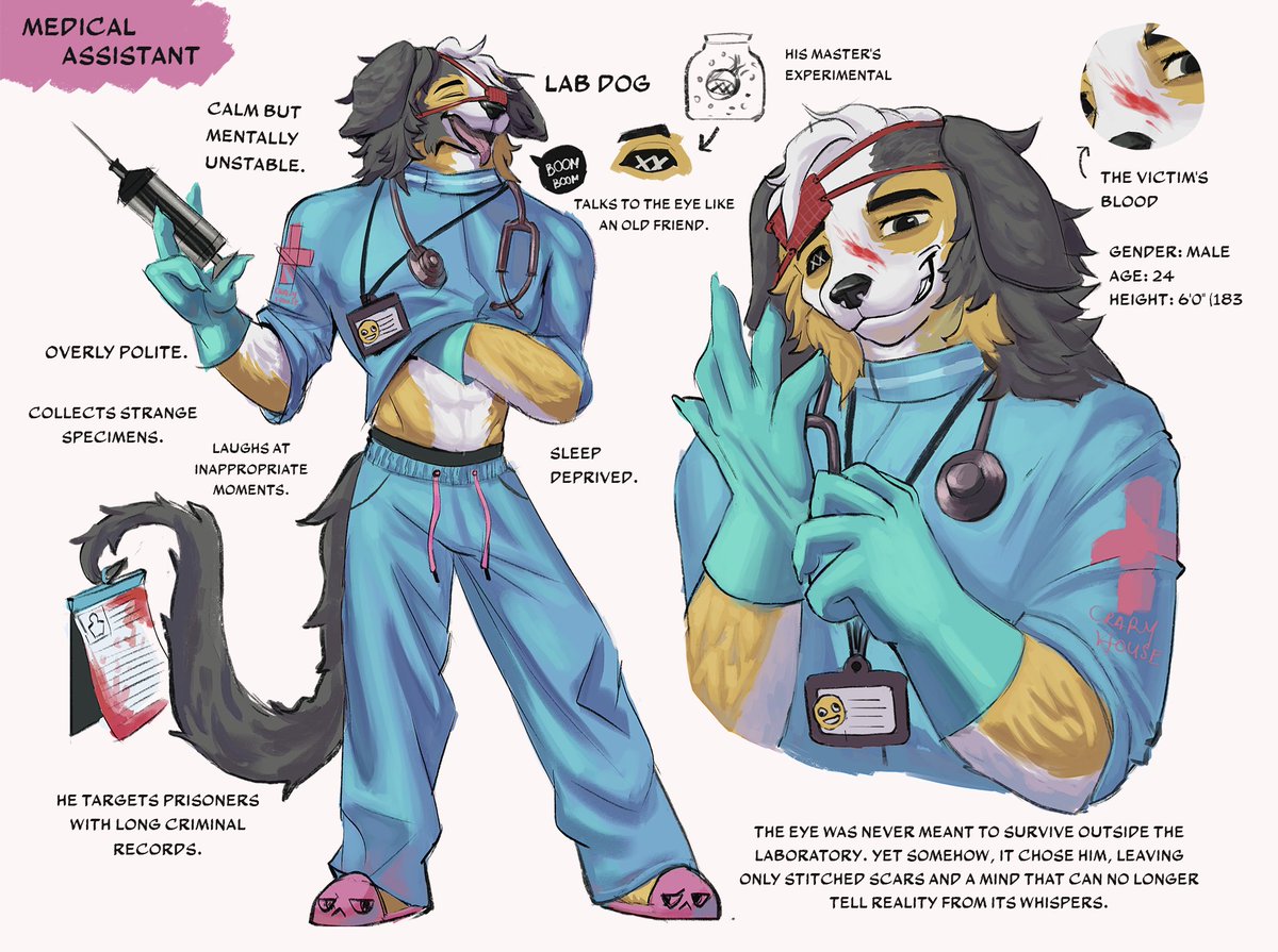 Diliadopts's tweet photo. Mad Medical Assistant adopt
Offers in the comments or on Toyhouse: https://t.co/IZHn0ZlmG7 https://t.co/gw8y4Jou0x