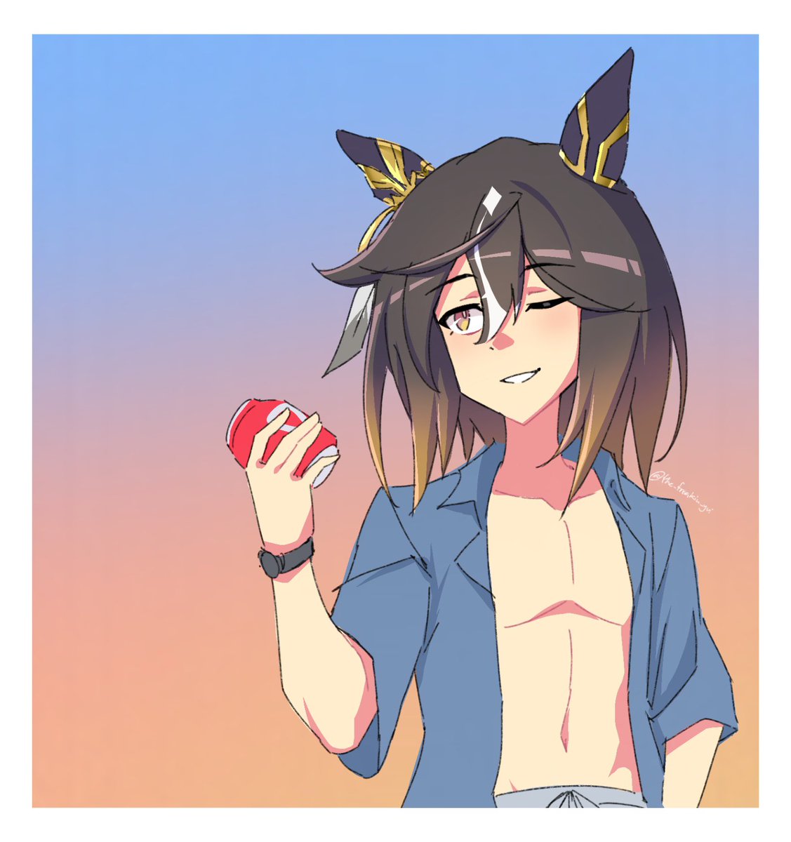 the_freakin_yui's tweet photo. soda https://t.co/DtIjDgbXSz