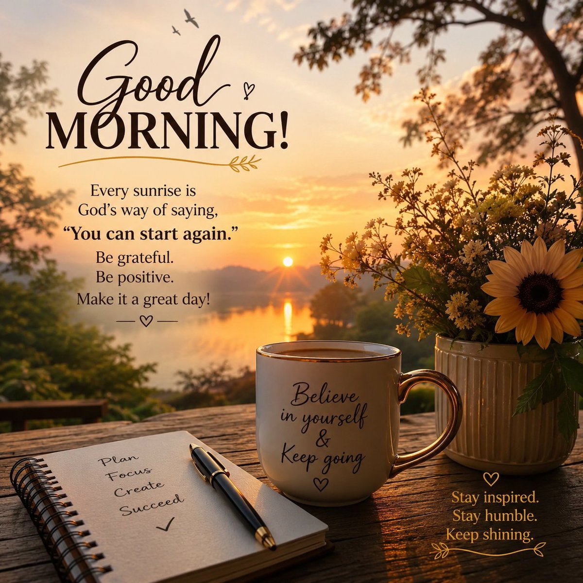 triumphantmind's tweet photo. Dear amazing soul remember success isn't built overnight. It's built by showing up every single day, even if you feel discouraged please still show up I'm rooting for you . Good morning x familiiiiii https://t.co/pJzuqRXKaa