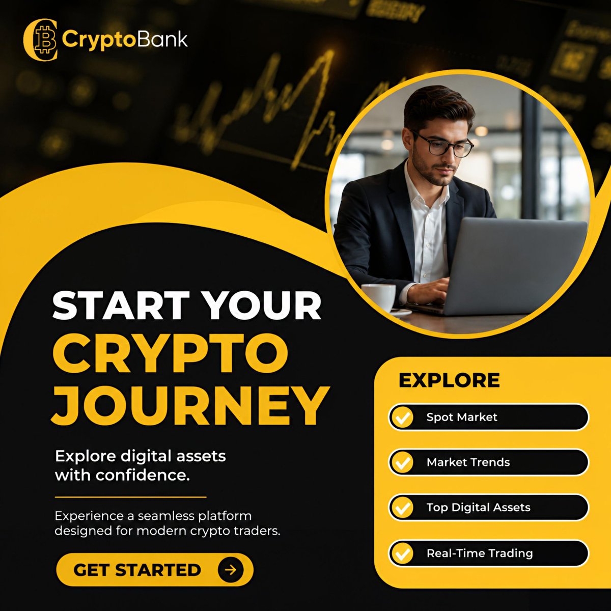 ServicessCrypto's tweet photo. Explore more.
Trade smarter.
One platform.

#CryptoBank #CryptoTrading https://t.co/jwT7ZTXXo0