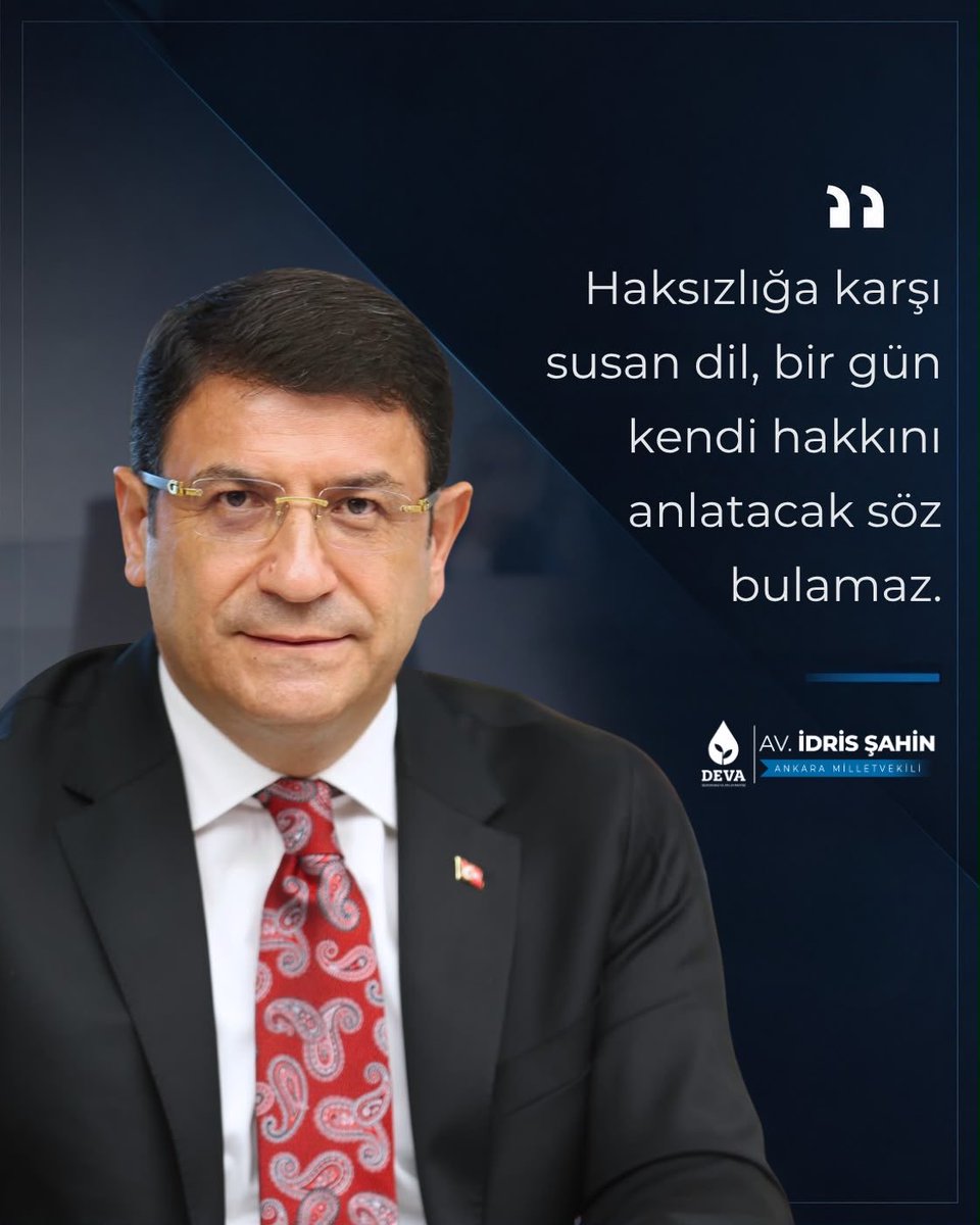 avidrissahin's tweet photo. Haksızlığa karşı susan dil, bir gün kendi hakkını anlatacak söz bulamaz. https://t.co/UJKssBchqO