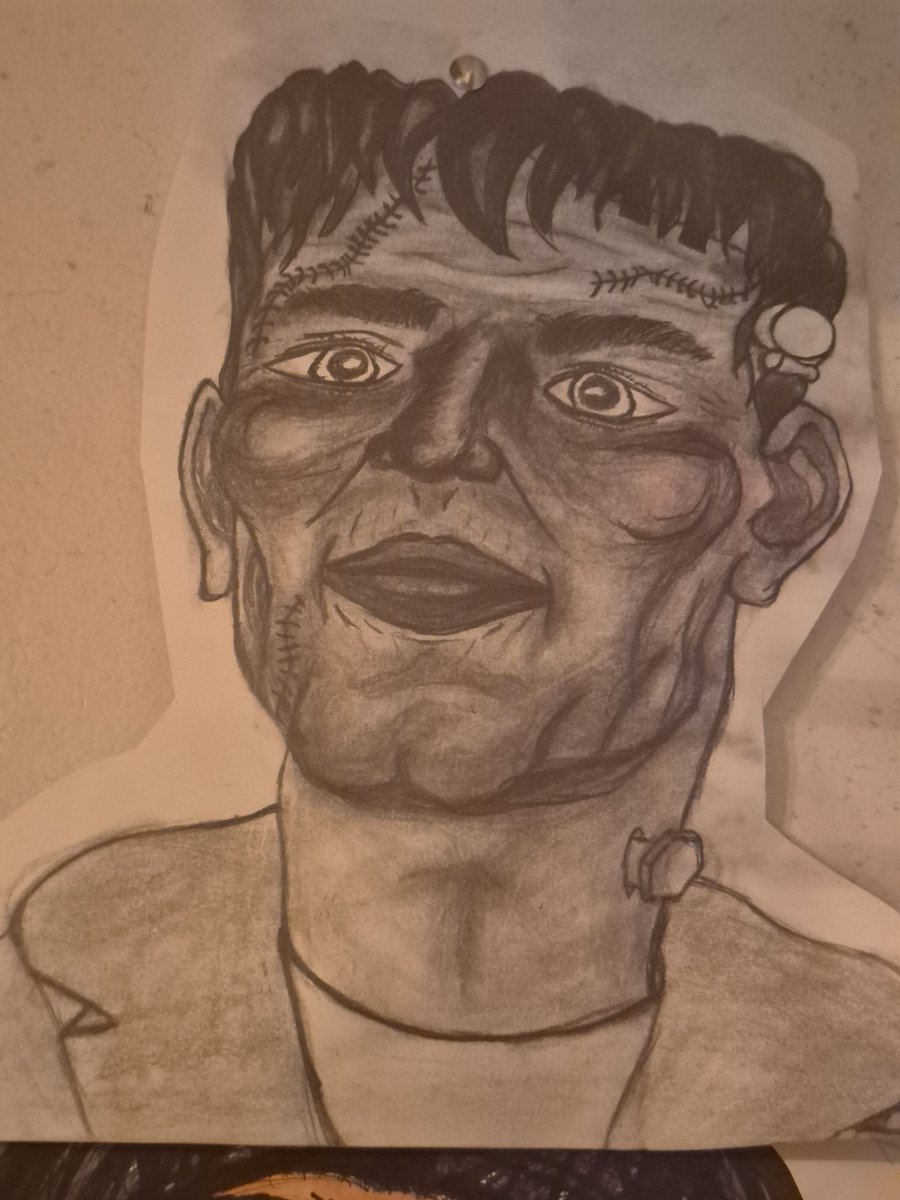 Captboits's tweet photo. Probably my favorite piece. #franklookshappy #frankensytiendrawings #art https://t.co/zVzFEY6rfV