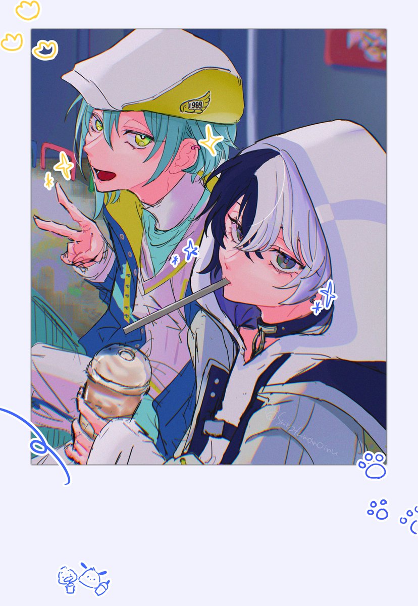 shirofuwanoinu's tweet photo. ストローが細すぎました https://t.co/gXa8rSocdY