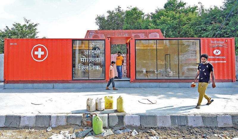 Pratap_btp's tweet photo. It's called CSR, introduced under the UPA's Companies Act, 2013. Companies have been funding public projects through it for years.

Even the red container "Ho-halla Clinics" that Lavnasur used to show off in Delhi were built with CSR support from Tata Power-DDL. https://t.co/8TowLGLphc