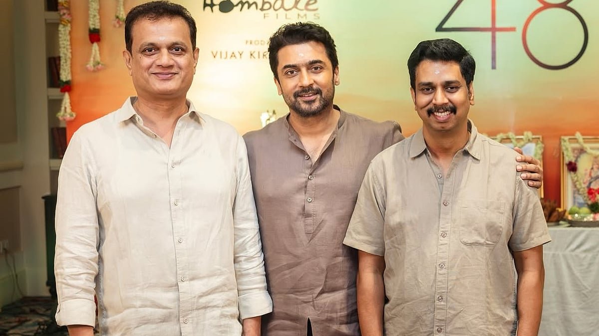 AdithVikram1's tweet photo. Suriya48 shoot started at Coimbatore @Suriya_offl
@hombalefilms

#suriyaxhombale #suriya48  #suriya47 https://t.co/Fa7J2tOJ6I