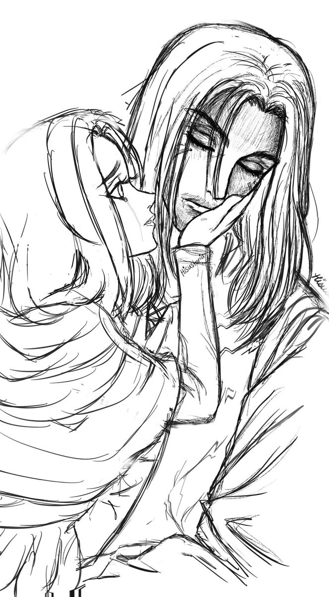 Fruit_15_wronG's tweet photo. "Your pain... is too much for me to bear."
Artwork and sketch by Hisustoria (need info, may have been on Twitter)
#ErenJaeger #HistoriaReiss #erehisu #エレヒス #Eren #Historia #AttackonTitan #進撃の巨人 https://t.co/shF9nLK02r